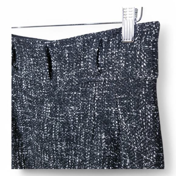 ELLIOTT LAUREN High Waist Kick Pleat Pencil Skirt Classic Tweed Lined Size 4 NEW - Picture 5 of 8